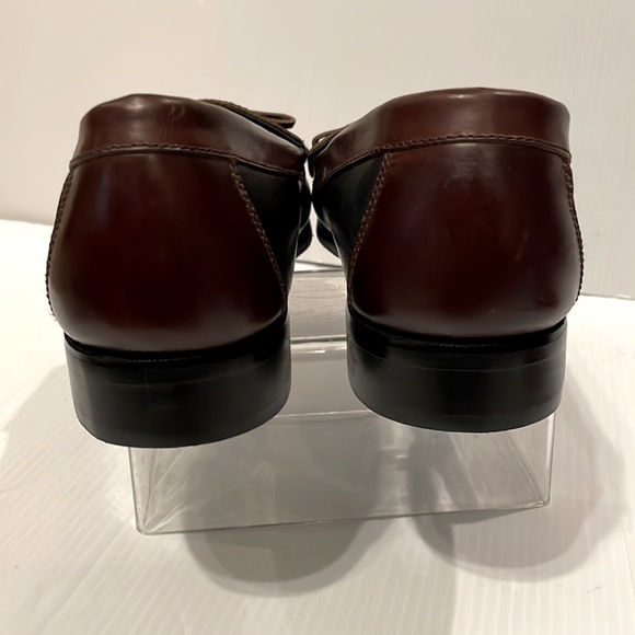 🌟Mens Duck Head Black / Brown Leather Tassel Loafer /Dress Shoe size 13 M - Picture 4 of 13